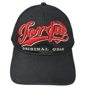 Torque Original Gear Baseball Cap Black Red White XL Stretch Fit Shield Hat